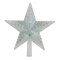Northlight Lighted Flashing Crystal Star Christmas Tree Topper - 9" - Multicolor LED Lights